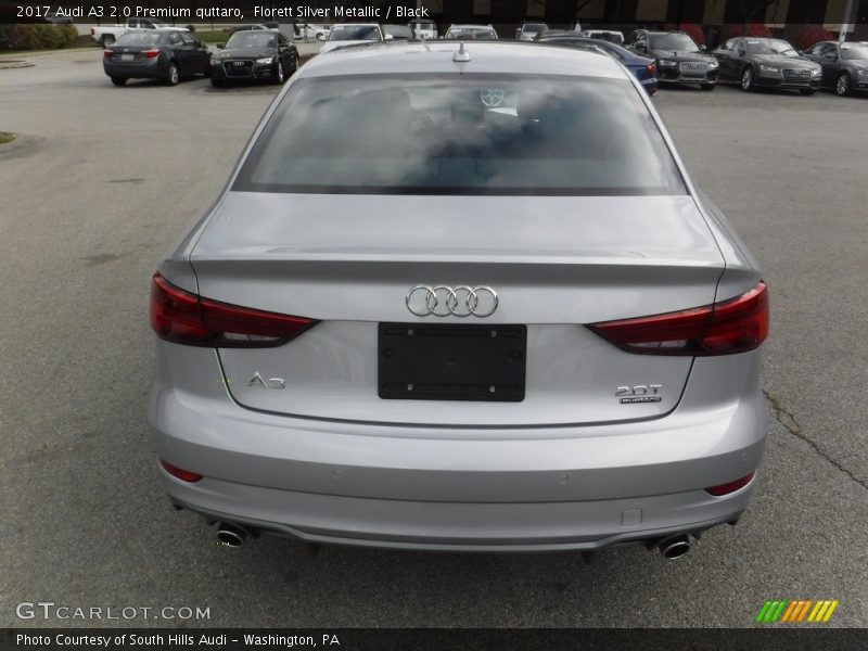 Florett Silver Metallic / Black 2017 Audi A3 2.0 Premium quttaro