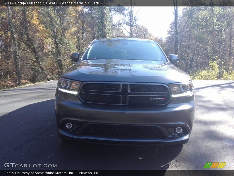Granite Metallic / Black 2017 Dodge Durango GT AWD
