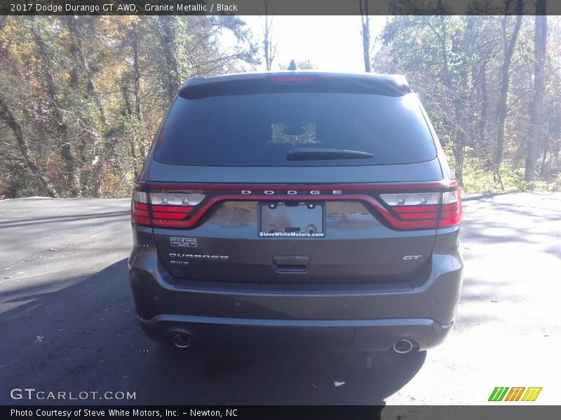 Granite Metallic / Black 2017 Dodge Durango GT AWD