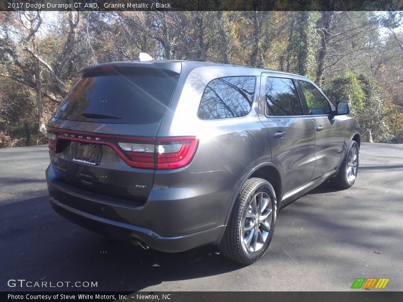 Granite Metallic / Black 2017 Dodge Durango GT AWD