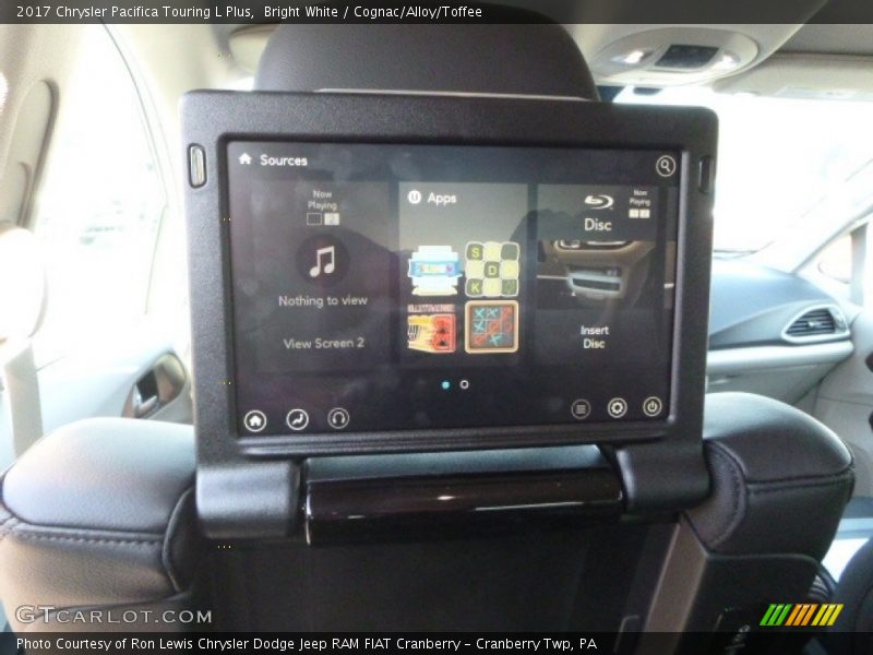 Bright White / Cognac/Alloy/Toffee 2017 Chrysler Pacifica Touring L Plus