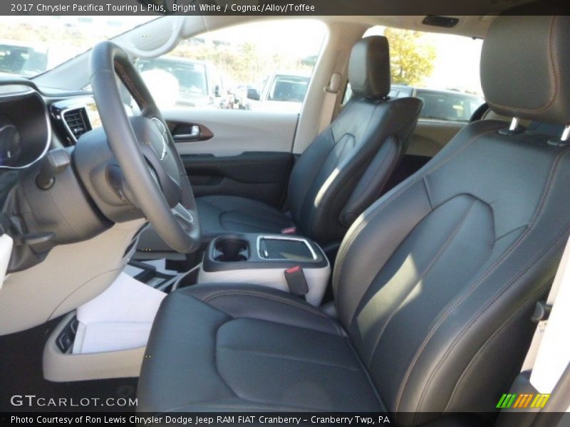 Bright White / Cognac/Alloy/Toffee 2017 Chrysler Pacifica Touring L Plus