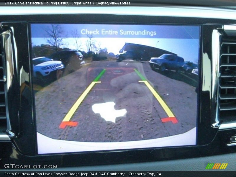 Bright White / Cognac/Alloy/Toffee 2017 Chrysler Pacifica Touring L Plus