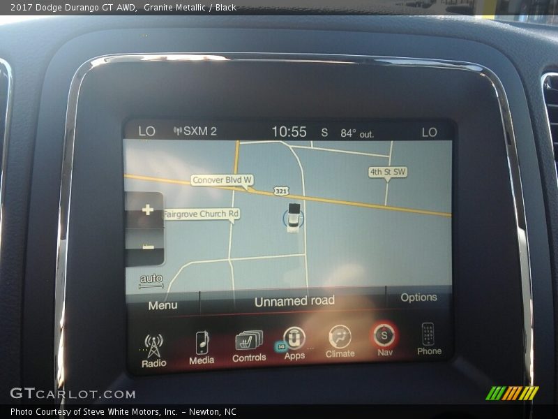 Granite Metallic / Black 2017 Dodge Durango GT AWD