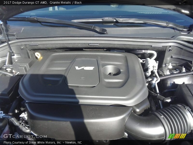 Granite Metallic / Black 2017 Dodge Durango GT AWD