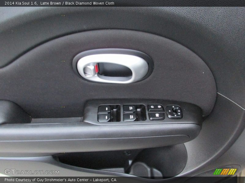 Latte Brown / Black Diamond Woven Cloth 2014 Kia Soul 1.6