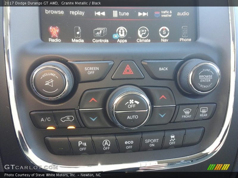 Controls of 2017 Durango GT AWD