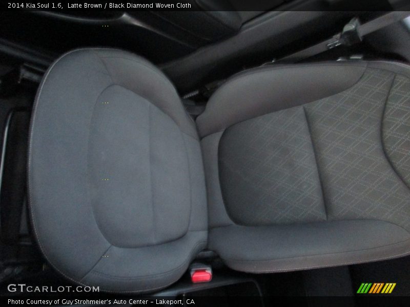 Latte Brown / Black Diamond Woven Cloth 2014 Kia Soul 1.6