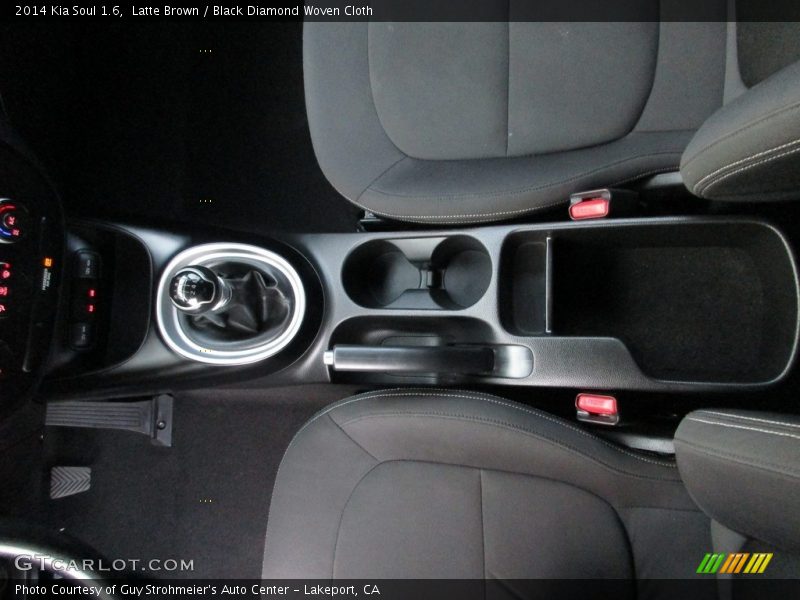Latte Brown / Black Diamond Woven Cloth 2014 Kia Soul 1.6
