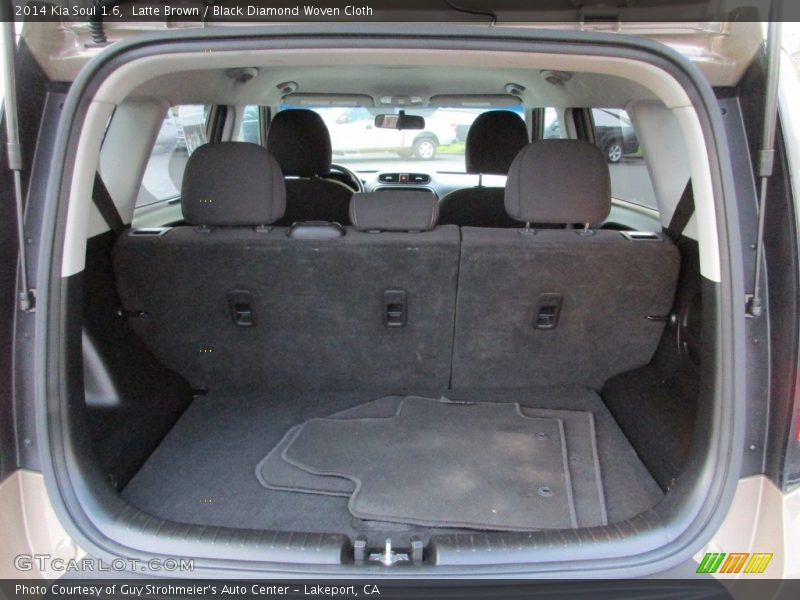 Latte Brown / Black Diamond Woven Cloth 2014 Kia Soul 1.6