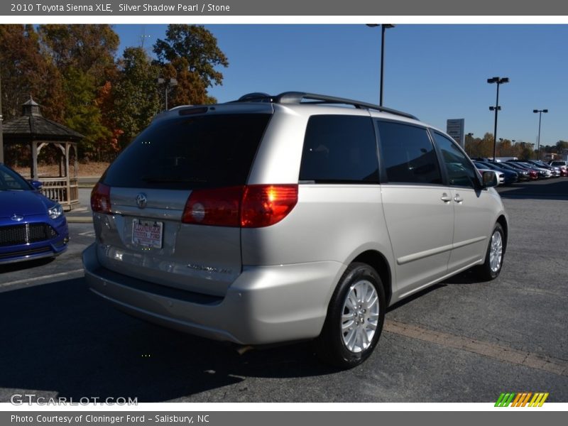 Silver Shadow Pearl / Stone 2010 Toyota Sienna XLE
