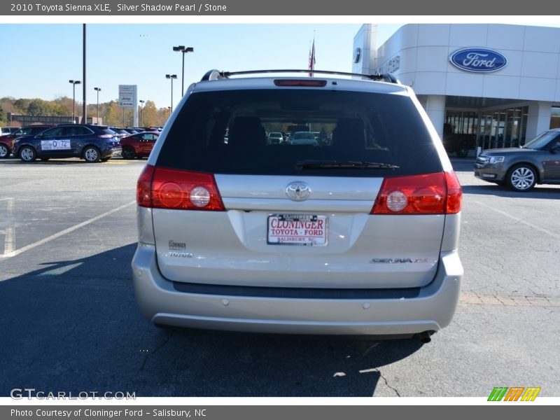 Silver Shadow Pearl / Stone 2010 Toyota Sienna XLE