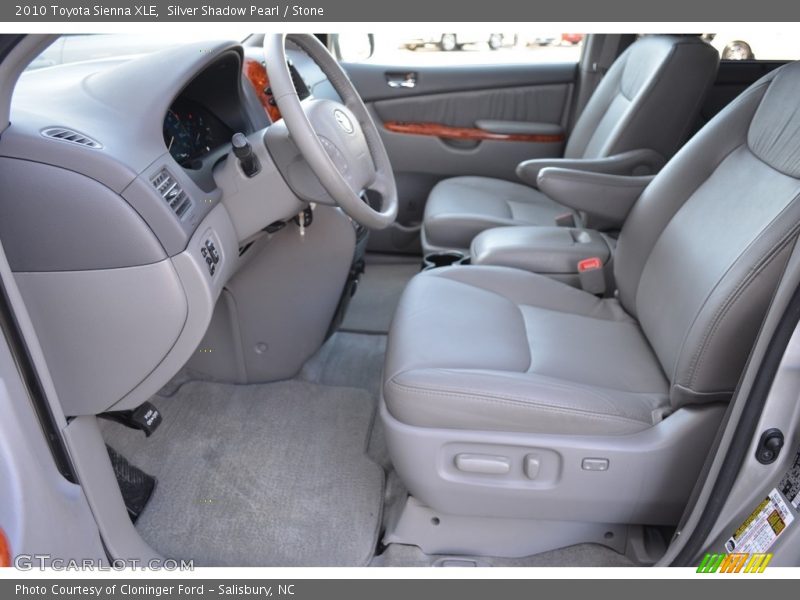 Silver Shadow Pearl / Stone 2010 Toyota Sienna XLE