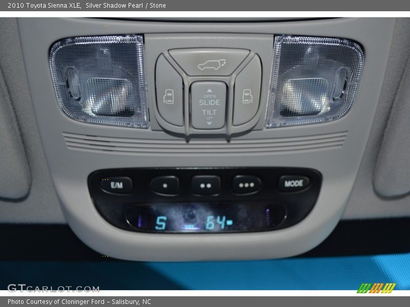 Silver Shadow Pearl / Stone 2010 Toyota Sienna XLE