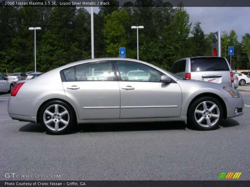Liquid Silver Metallic / Black 2006 Nissan Maxima 3.5 SE