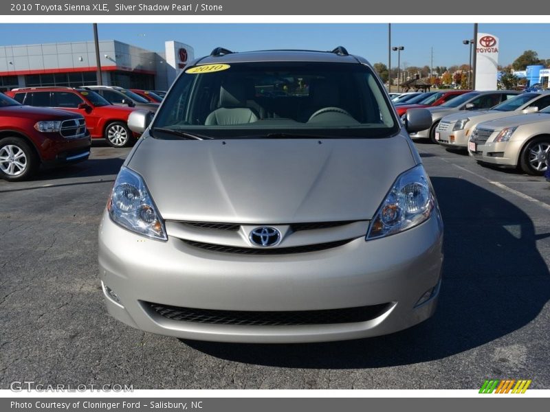 Silver Shadow Pearl / Stone 2010 Toyota Sienna XLE