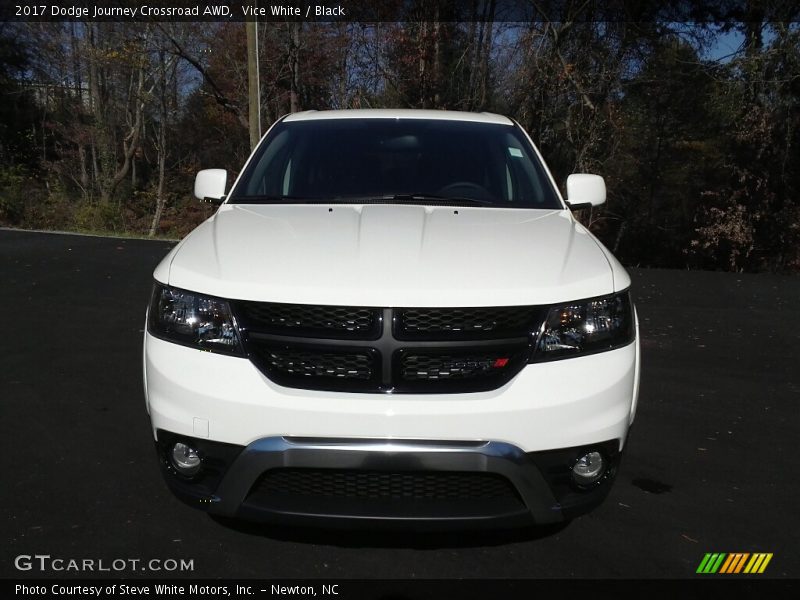 Vice White / Black 2017 Dodge Journey Crossroad AWD