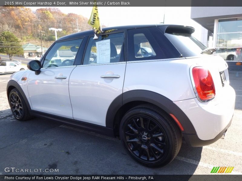 White Silver Metallic / Carbon Black 2015 Mini Cooper Hardtop 4 Door