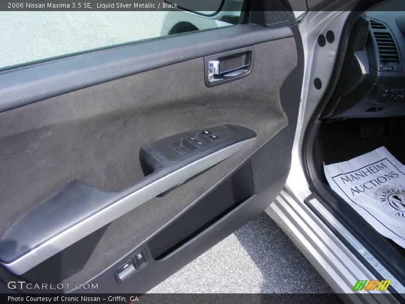 Liquid Silver Metallic / Black 2006 Nissan Maxima 3.5 SE