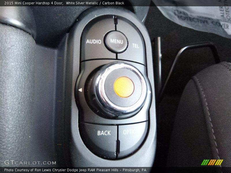 White Silver Metallic / Carbon Black 2015 Mini Cooper Hardtop 4 Door