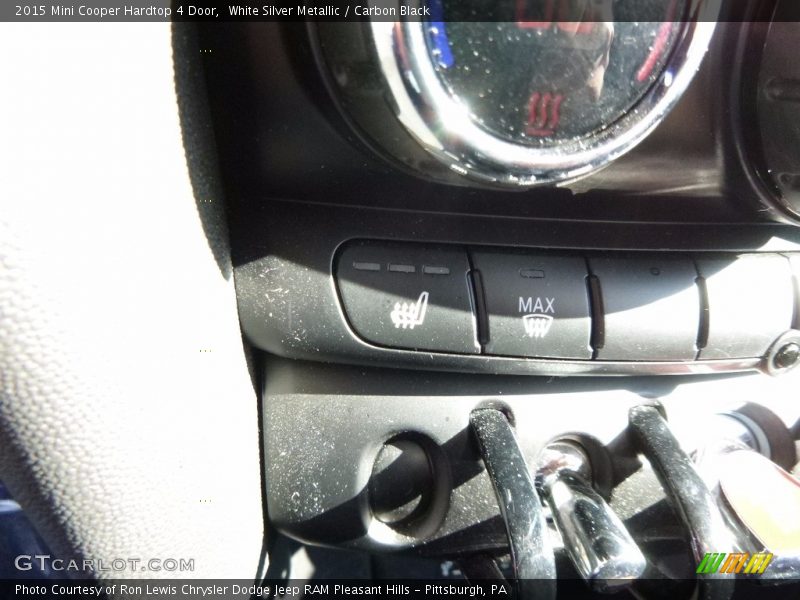 White Silver Metallic / Carbon Black 2015 Mini Cooper Hardtop 4 Door