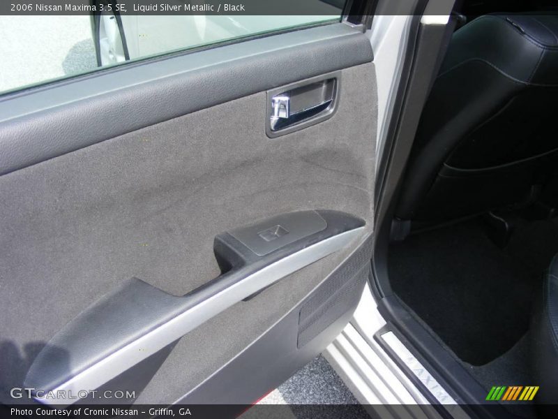 Liquid Silver Metallic / Black 2006 Nissan Maxima 3.5 SE