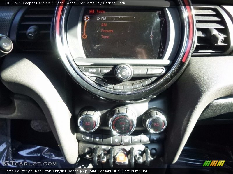White Silver Metallic / Carbon Black 2015 Mini Cooper Hardtop 4 Door