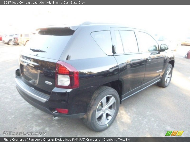 Black / Dark Slate Gray 2017 Jeep Compass Latitude 4x4