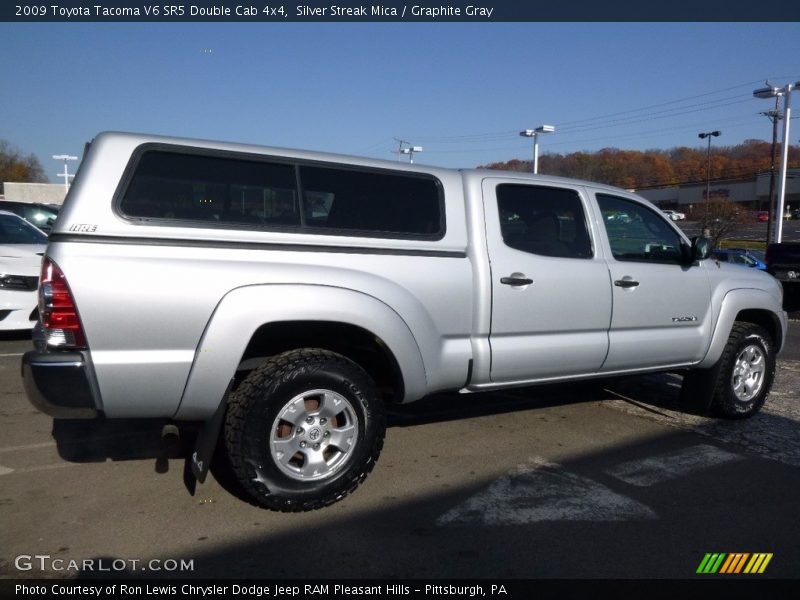 Silver Streak Mica / Graphite Gray 2009 Toyota Tacoma V6 SR5 Double Cab 4x4