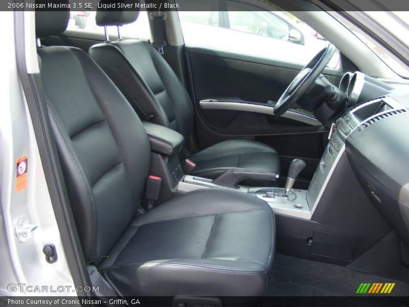 Liquid Silver Metallic / Black 2006 Nissan Maxima 3.5 SE