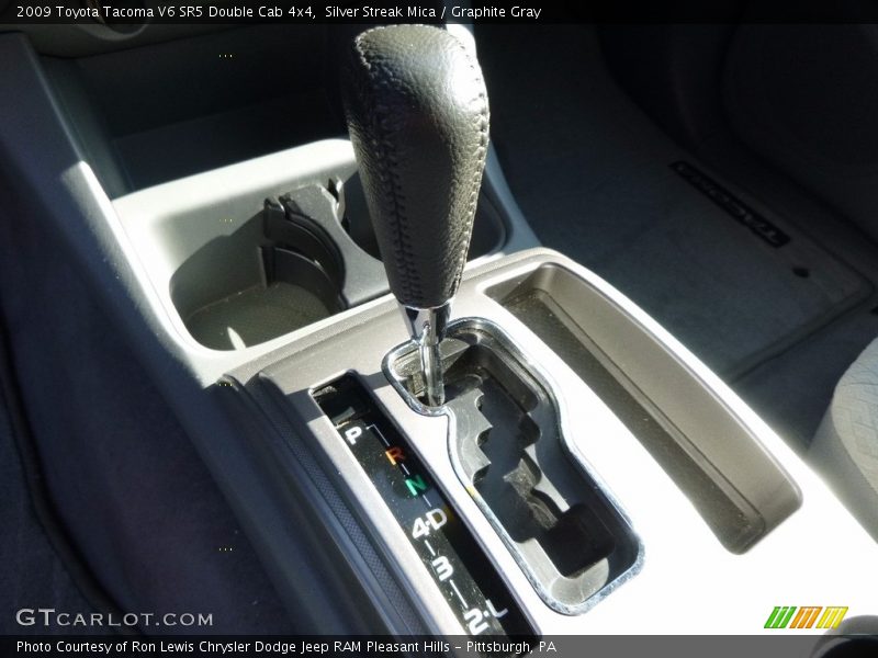 Silver Streak Mica / Graphite Gray 2009 Toyota Tacoma V6 SR5 Double Cab 4x4