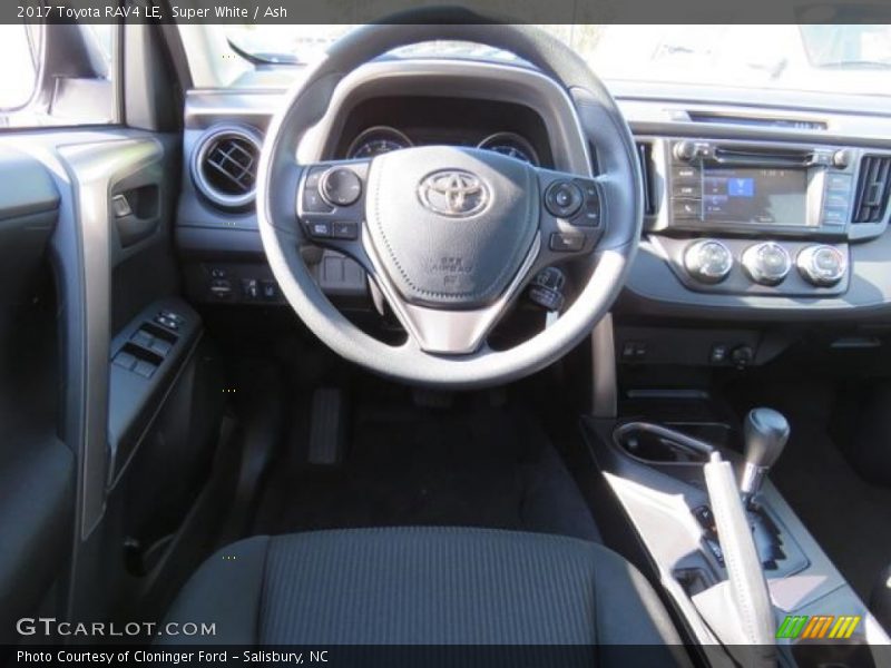 Super White / Ash 2017 Toyota RAV4 LE