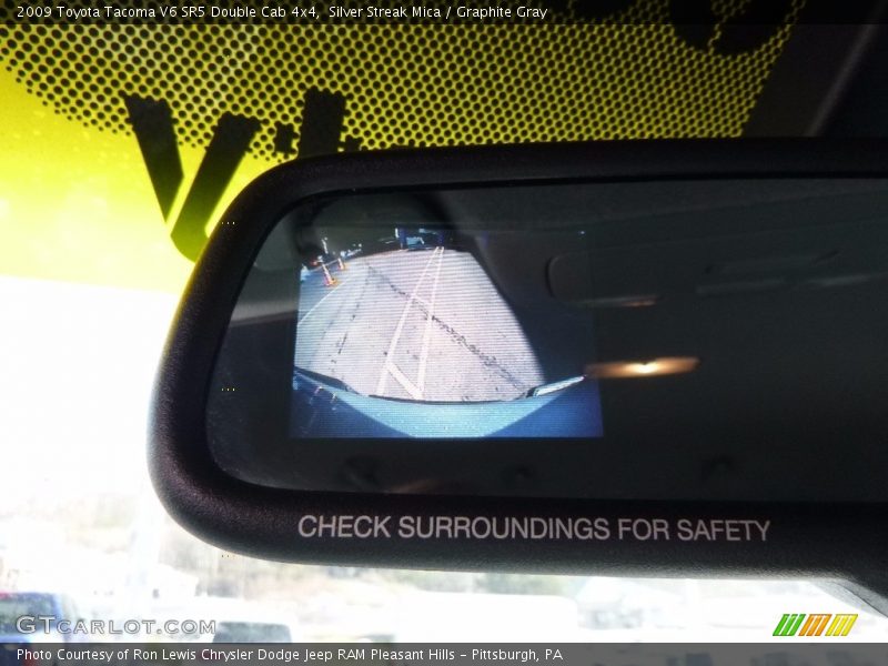 Silver Streak Mica / Graphite Gray 2009 Toyota Tacoma V6 SR5 Double Cab 4x4