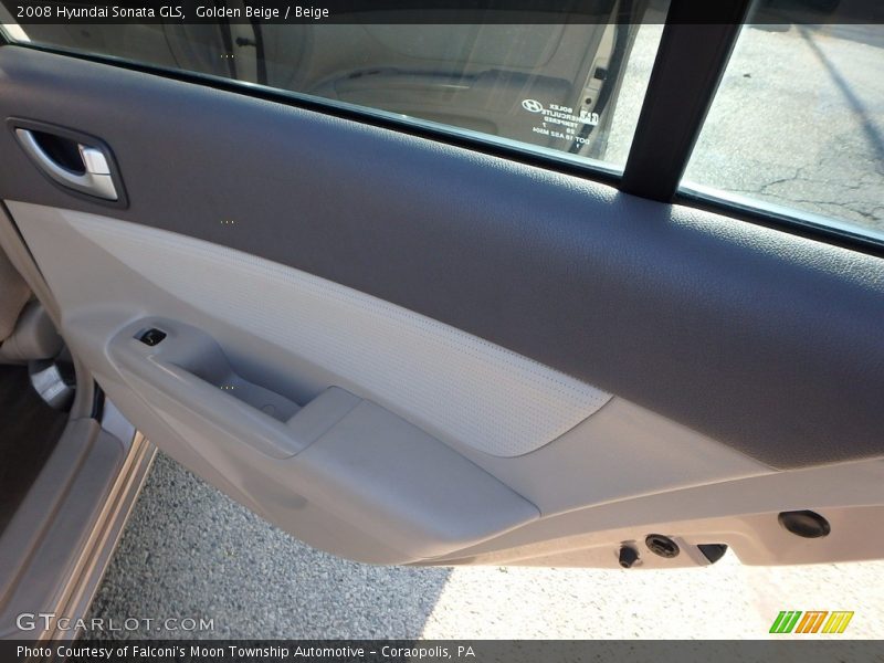 Golden Beige / Beige 2008 Hyundai Sonata GLS