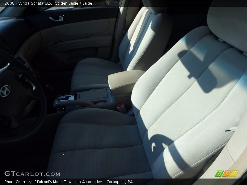 Golden Beige / Beige 2008 Hyundai Sonata GLS