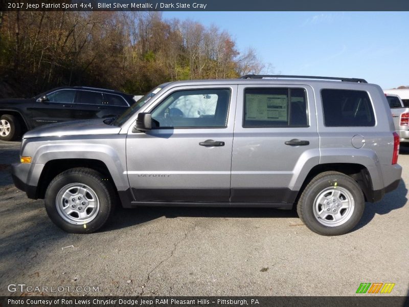 Billet Silver Metallic / Dark Slate Gray 2017 Jeep Patriot Sport 4x4