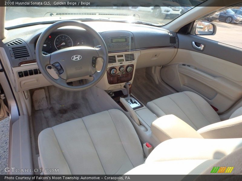 Golden Beige / Beige 2008 Hyundai Sonata GLS