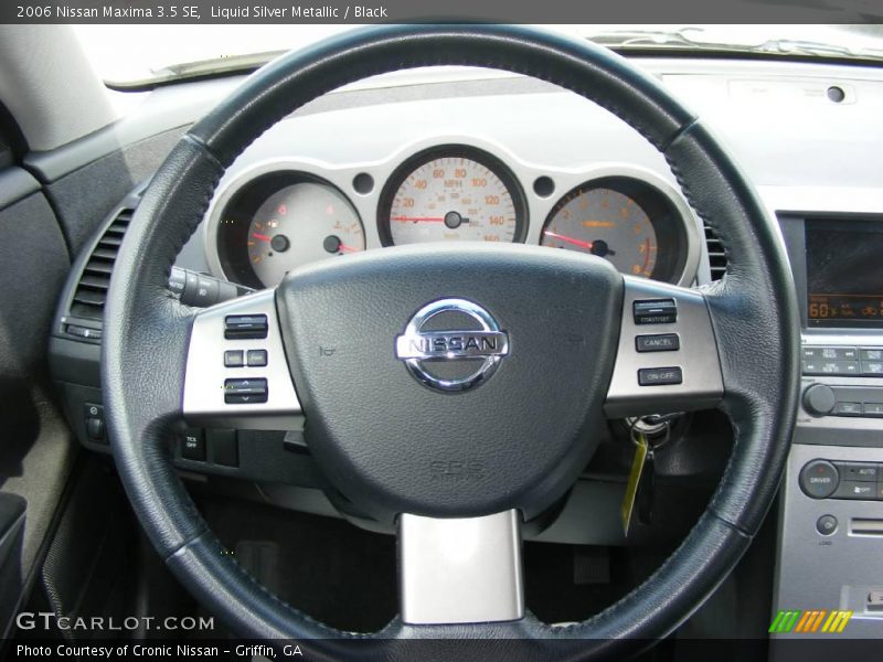 Liquid Silver Metallic / Black 2006 Nissan Maxima 3.5 SE