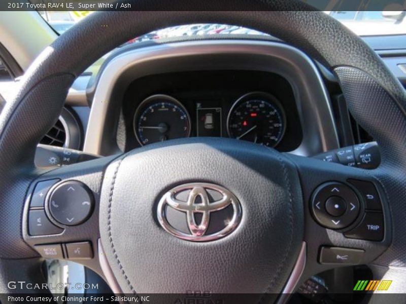 Super White / Ash 2017 Toyota RAV4 LE