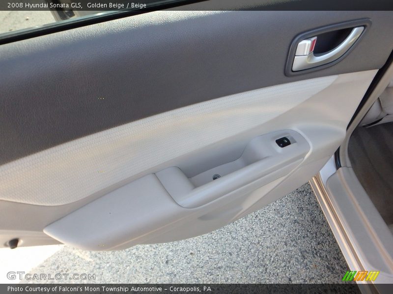 Golden Beige / Beige 2008 Hyundai Sonata GLS
