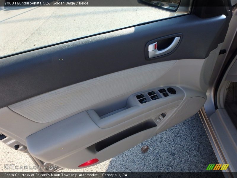 Golden Beige / Beige 2008 Hyundai Sonata GLS