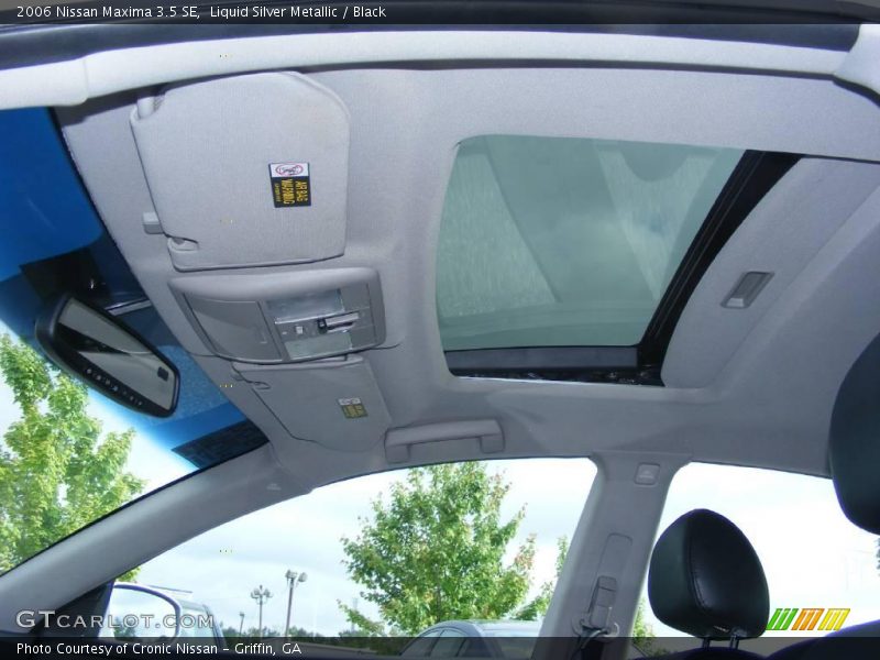 Liquid Silver Metallic / Black 2006 Nissan Maxima 3.5 SE
