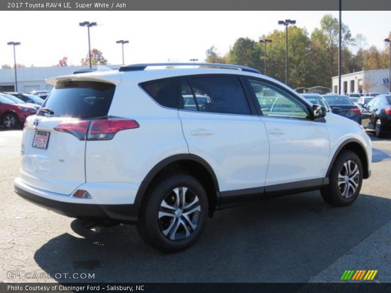 Super White / Ash 2017 Toyota RAV4 LE