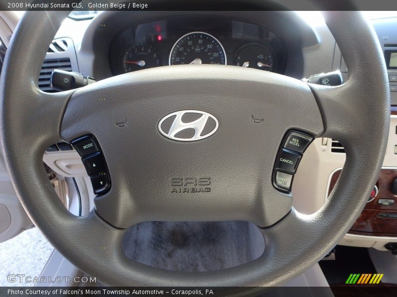 Golden Beige / Beige 2008 Hyundai Sonata GLS