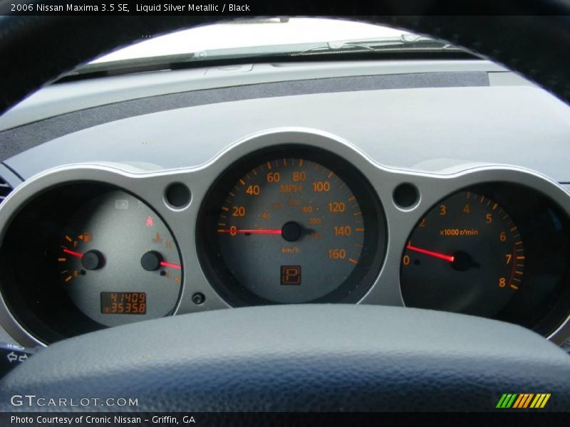 Liquid Silver Metallic / Black 2006 Nissan Maxima 3.5 SE