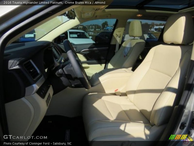 Creme Brulee Mica / Almond 2016 Toyota Highlander Limited Platinum