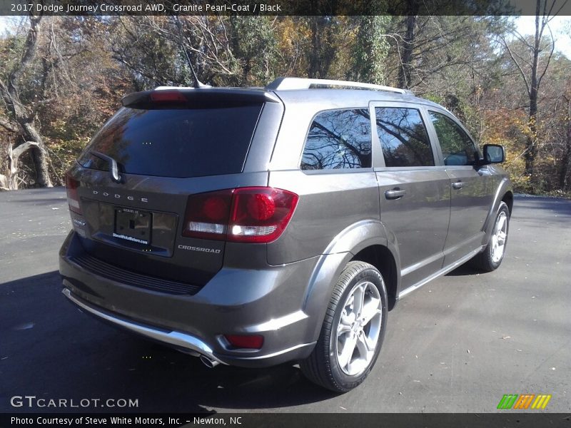 Granite Pearl-Coat / Black 2017 Dodge Journey Crossroad AWD