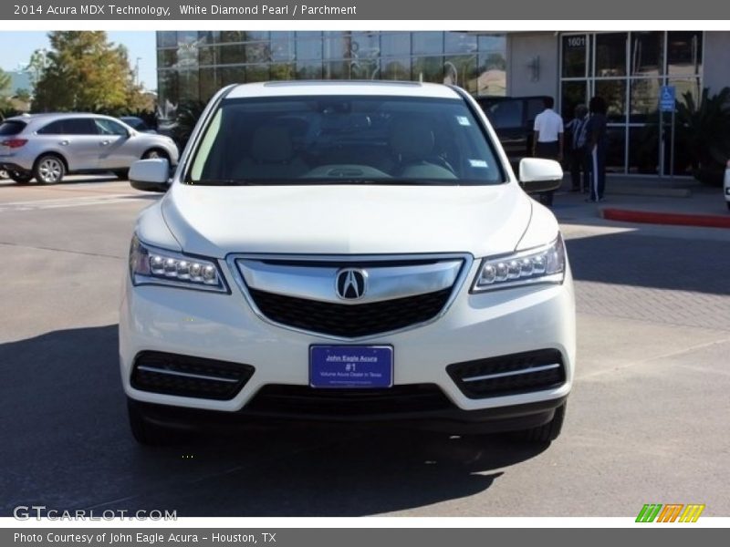 White Diamond Pearl / Parchment 2014 Acura MDX Technology