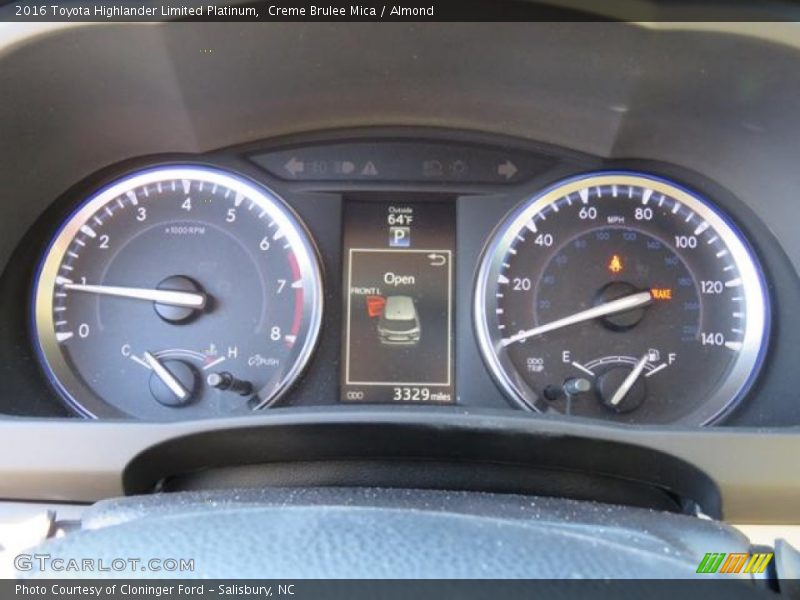 Creme Brulee Mica / Almond 2016 Toyota Highlander Limited Platinum