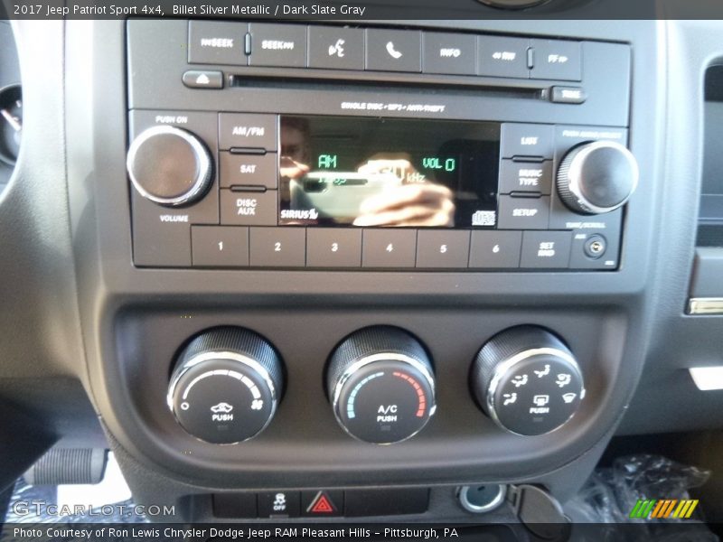 Billet Silver Metallic / Dark Slate Gray 2017 Jeep Patriot Sport 4x4